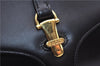 Authentic GUCCI Vintage Shoulder Cross Body Bag Purse Leather Black 9402E