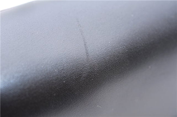 Authentic GUCCI Vintage Shoulder Cross Body Bag Purse Leather Black 9402E