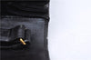 Authentic GUCCI Vintage Shoulder Cross Body Bag Purse Leather Black 9402E