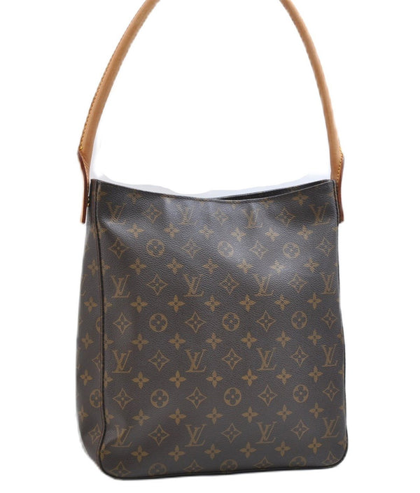 Authentic Louis Vuitton Monogram Looping GM Shoulder Bag M51145 LV 9403E
