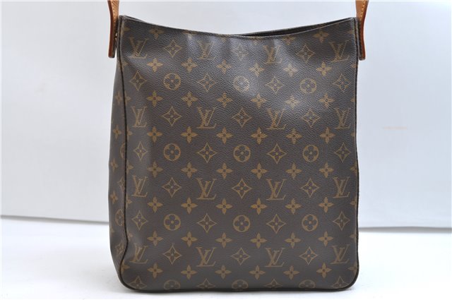 Authentic Louis Vuitton Monogram Looping GM Shoulder Bag M51145 LV 9403E