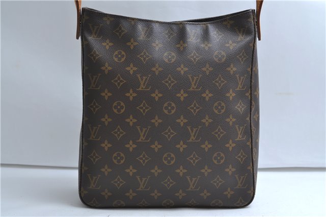 Authentic Louis Vuitton Monogram Looping GM Shoulder Bag M51145 LV 9403E