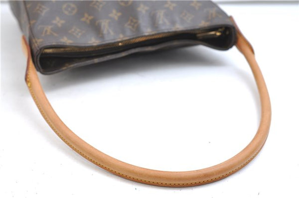 Authentic Louis Vuitton Monogram Looping GM Shoulder Bag M51145 LV 9403E
