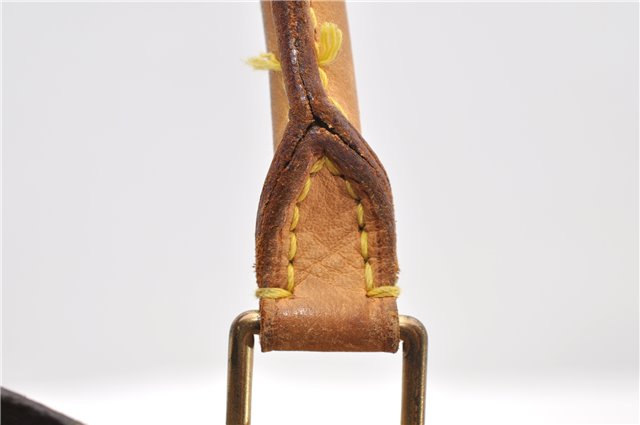 Authentic Louis Vuitton Monogram Sac Plat Hand Bag M51140 LV 9404C