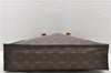 Authentic Louis Vuitton Monogram Sac Plat Hand Bag M51140 LV 9404C