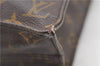 Authentic Louis Vuitton Monogram Sac Plat Hand Bag M51140 LV 9404C