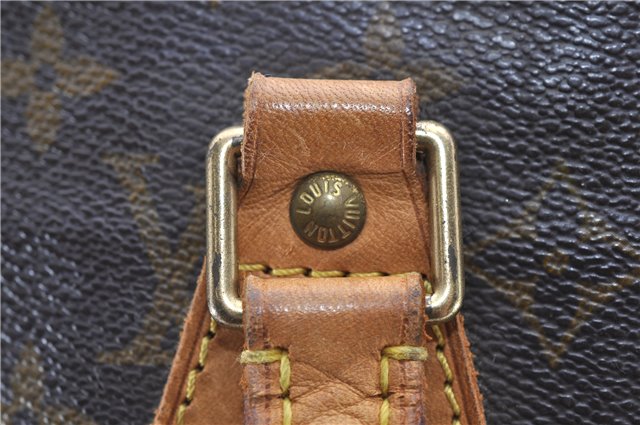 Authentic Louis Vuitton Monogram Sac Plat Hand Bag M51140 LV 9404C