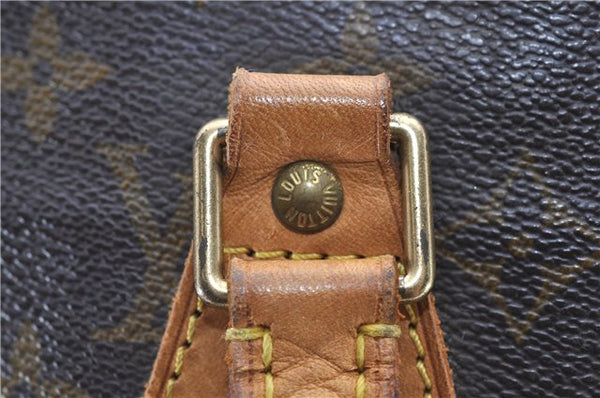 Authentic Louis Vuitton Monogram Sac Plat Hand Bag M51140 LV 9404C