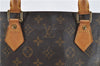 Authentic Louis Vuitton Monogram Sac Plat Hand Bag M51140 LV 9404C