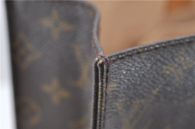 Authentic Louis Vuitton Monogram Sac Plat Hand Bag M51140 LV 9404C