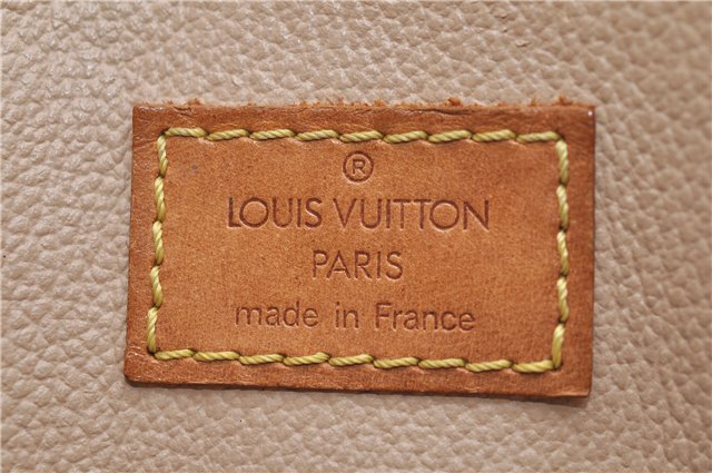Authentic Louis Vuitton Monogram Sac Plat Hand Bag M51140 LV 9404C
