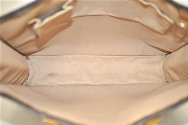 Authentic Louis Vuitton Monogram Sac Plat Hand Bag M51140 LV 9404C