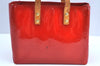 Authentic Louis Vuitton Vernis Reade PM Hand Bag Red M91088 LV 9409F