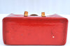 Authentic Louis Vuitton Vernis Reade PM Hand Bag Red M91088 LV 9409F