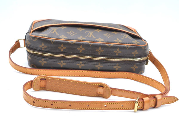 Authentic Louis Vuitton Monogram Trocadero 27 Shoulder Cross Bag M51274 LV 9410G