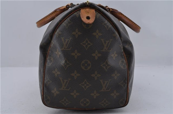 Authentic Louis Vuitton Monogram Speedy 30 Hand Bag Purse M41526 LV 9411C