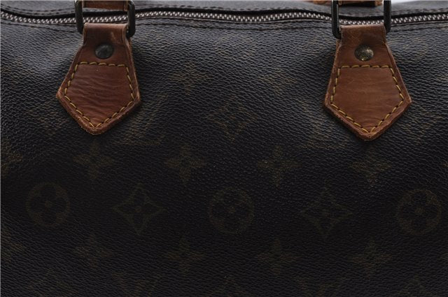 Authentic Louis Vuitton Monogram Speedy 30 Hand Bag Purse M41526 LV 9411C
