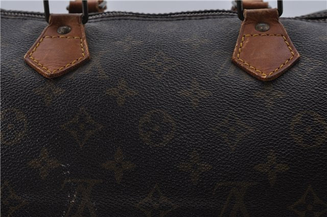 Authentic Louis Vuitton Monogram Speedy 30 Hand Bag Purse M41526 LV 9411C