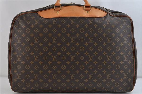 Authentic Louis Vuitton Monogram Alize 1 Poches 2 Way Travel Bag M41393 LV 9415C
