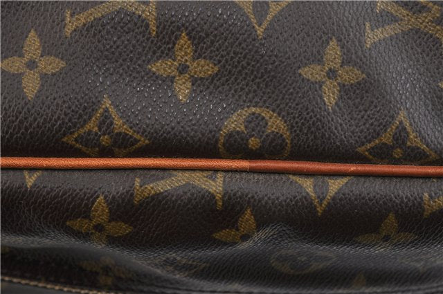 Authentic Louis Vuitton Monogram Alize 1 Poches 2 Way Travel Bag M41393 LV 9415C