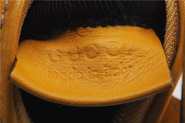 Authentic GUCCI Bag Charm Pouch GG PVC Leather White Yellow 9417D