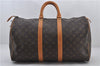 Authentic Louis Vuitton Monogram Keepall 45 Travel Boston Bag Old Model LV 9419E