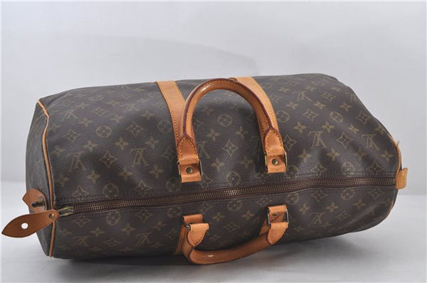 Authentic Louis Vuitton Monogram Keepall 45 Travel Boston Bag Old Model LV 9419E