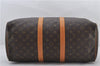 Authentic Louis Vuitton Monogram Keepall 45 Travel Boston Bag Old Model LV 9419E