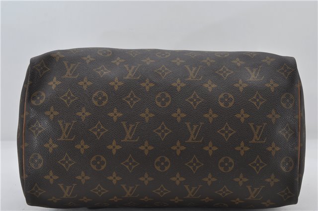 Authentic Louis Vuitton Monogram Speedy 35 Hand Boston Bag M41524 LV 9420E