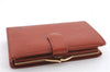 Auth Louis Vuitton Epi Porte Monnaie Billets Viennois Wallet M6324H Brown 9421C