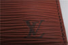 Auth Louis Vuitton Epi Porte Monnaie Billets Viennois Wallet M6324H Brown 9421C