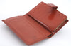 Auth Louis Vuitton Epi Porte Monnaie Billets Viennois Wallet M6324H Brown 9421C