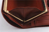 Auth Louis Vuitton Epi Porte Monnaie Billets Viennois Wallet M6324H Brown 9421C