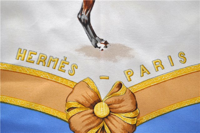 Auth HERMES Carre 90 Scarf 