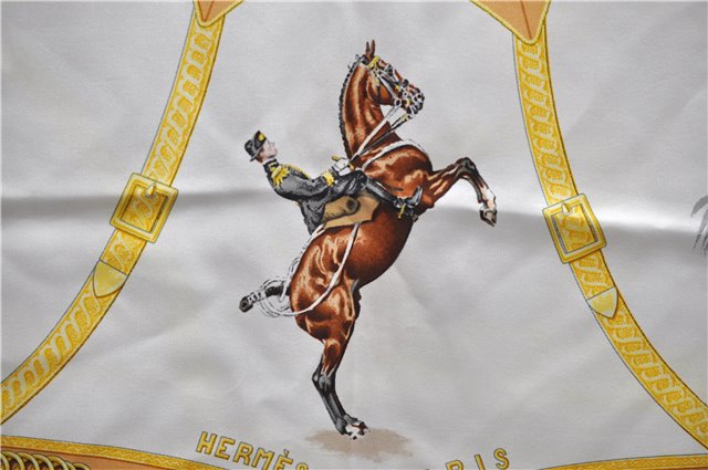 Auth HERMES Carre 90 Scarf 