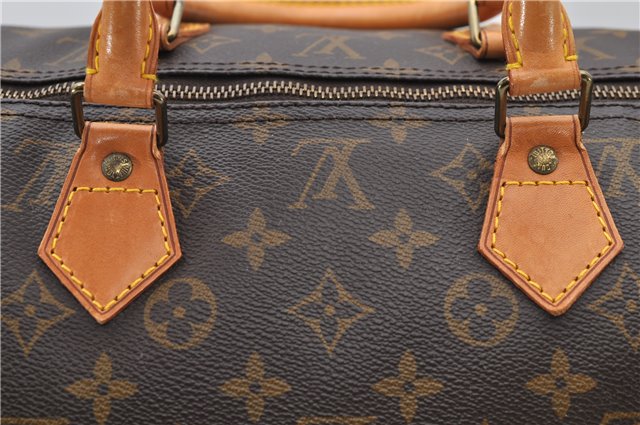 Authentic Louis Vuitton Monogram Speedy 40 Hand Bag M41522 LV 9422C