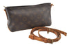 Authentic Louis Vuitton Monogram Trotteur Shoulder Cross Bag M51240 Junk 9422F