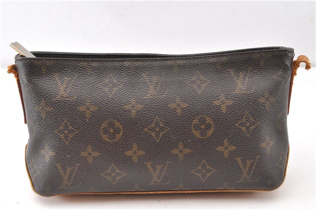 Authentic Louis Vuitton Monogram Trotteur Shoulder Cross Bag M51240 Junk 9422F