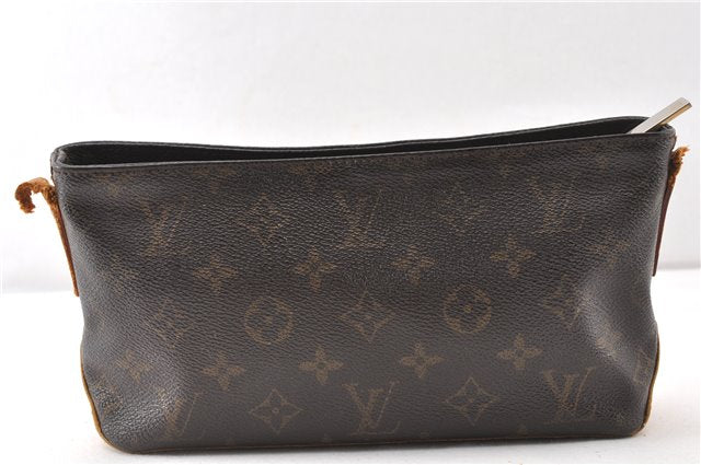 Authentic Louis Vuitton Monogram Trotteur Shoulder Cross Bag M51240 Junk 9422F
