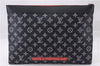 Louis Vuitton Monogram Ink Upside Down Pochette Apollo Navy M62905 LV Box 9426E