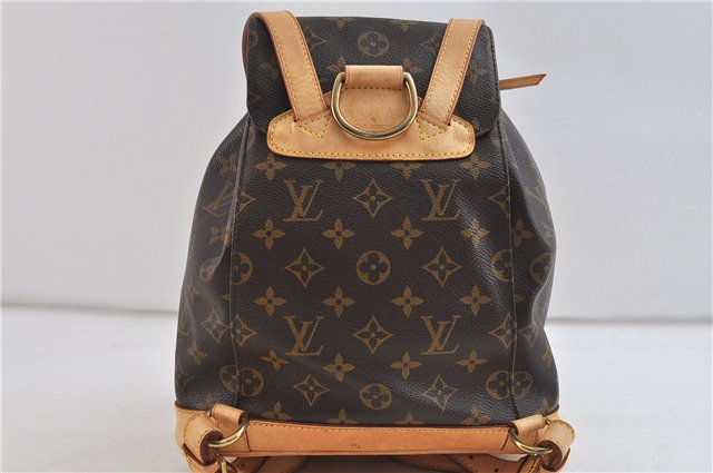 Authentic Louis Vuitton Monogram Montsouris MM Backpack M51136 LV 9428C