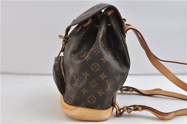 Authentic Louis Vuitton Monogram Montsouris MM Backpack M51136 LV 9428C