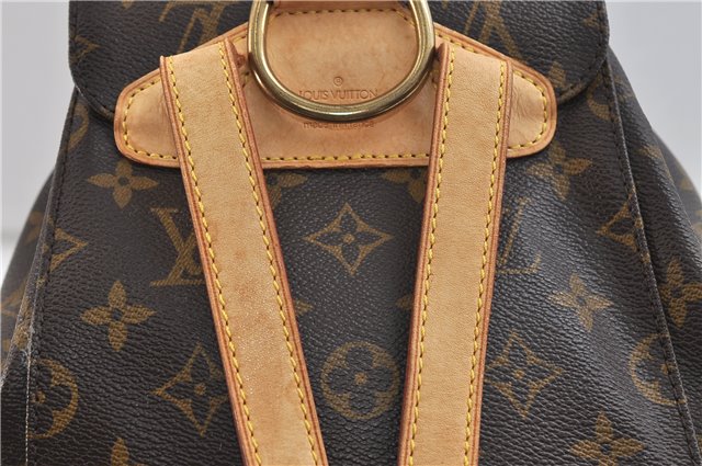 Authentic Louis Vuitton Monogram Montsouris MM Backpack M51136 LV 9428C