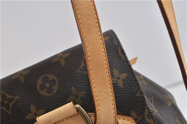 Authentic Louis Vuitton Monogram Montsouris MM Backpack M51136 LV 9428C