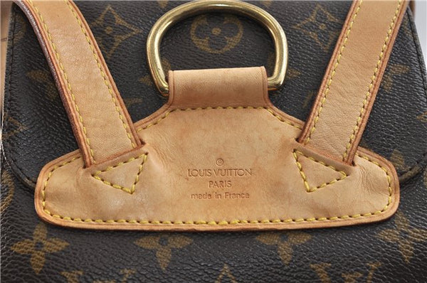 Authentic Louis Vuitton Monogram Montsouris MM Backpack M51136 LV 9428C