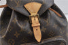 Authentic Louis Vuitton Monogram Montsouris MM Backpack M51136 LV 9428C