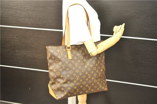 Authentic Louis Vuitton Monogram Cabas Mezzo Tote Bag M51151 LV 9430D