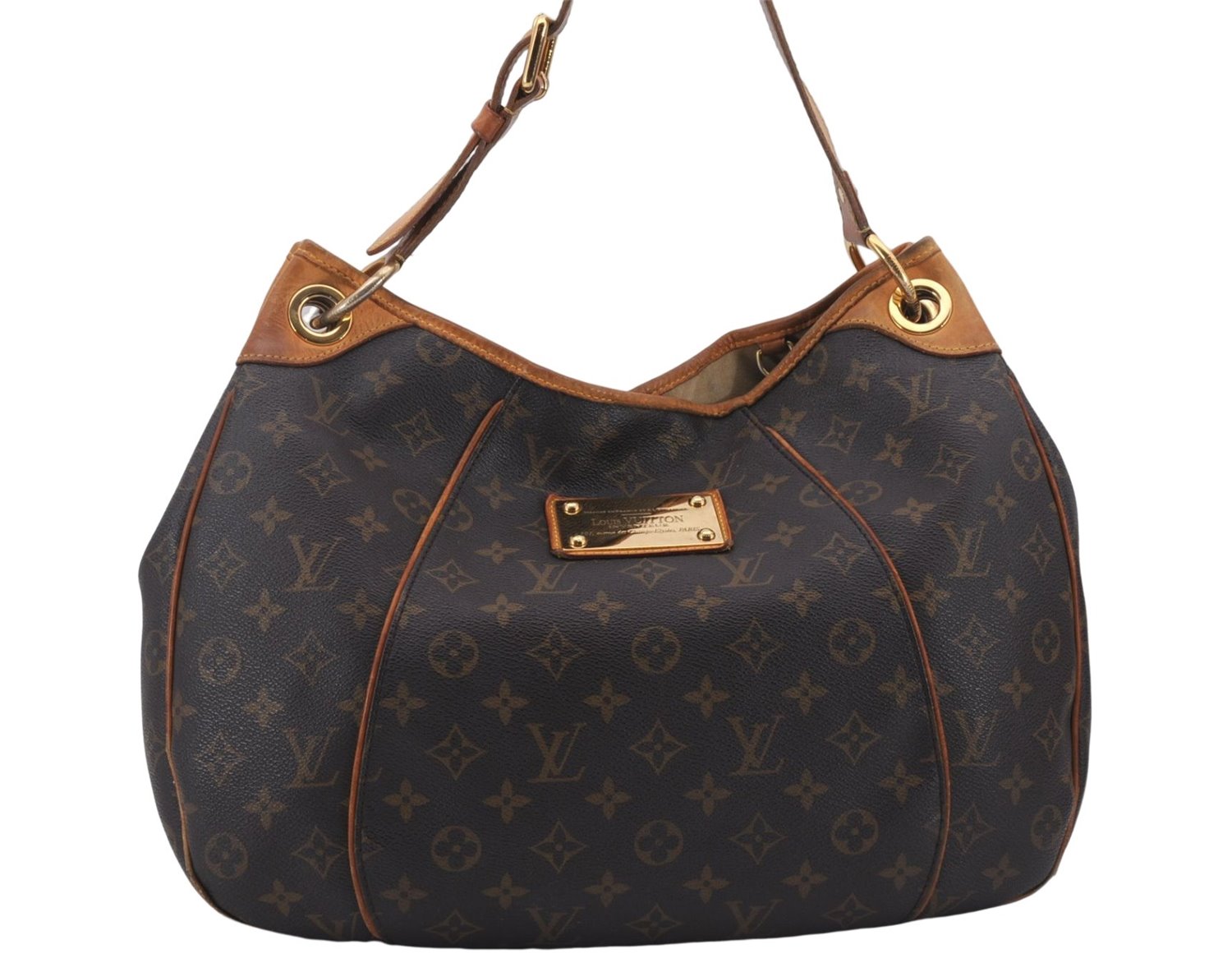 Authentic Louis Vuitton Monogram Galliera PM Shoulder Bag M56382 LV 9432D