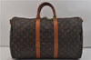 Auth Louis Vuitton Monogram Keepall Bandouliere 45 Boston Bag M41418 LV 9435D