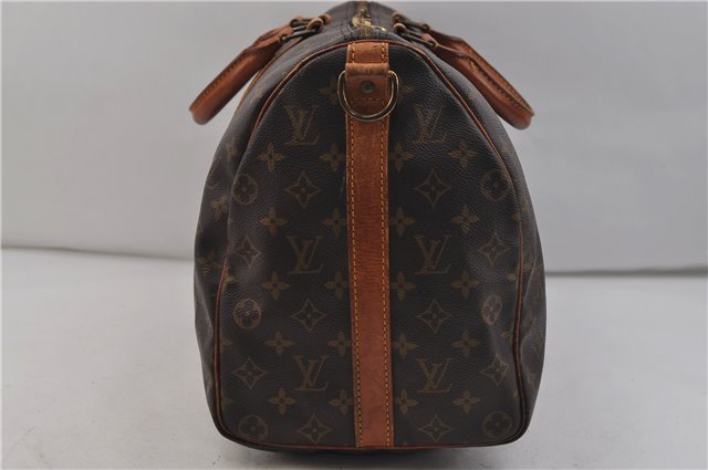 Auth Louis Vuitton Monogram Keepall Bandouliere 45 Boston Bag M41418 LV 9435D